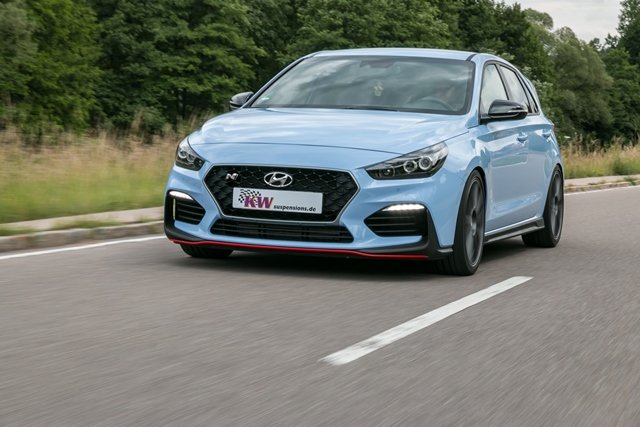 KW Gewindefahrwerk  V3 Inox (mit Druck- & Zugstufendämpfung) für Hyundai i30 Typ PDE ohne elektr. Dämpferregelung